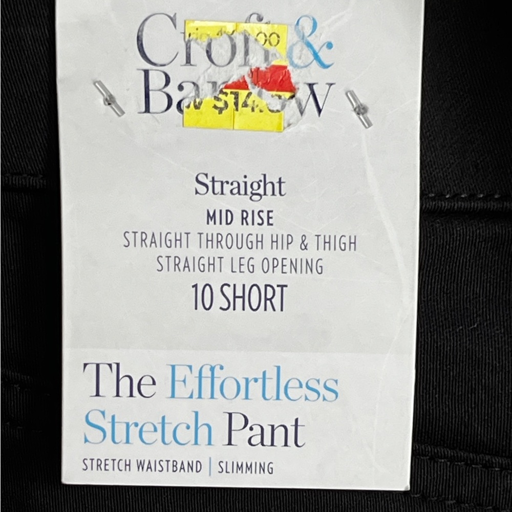 Croft & Barrow Charcoal Ankle Pants - Picture 5 of 5